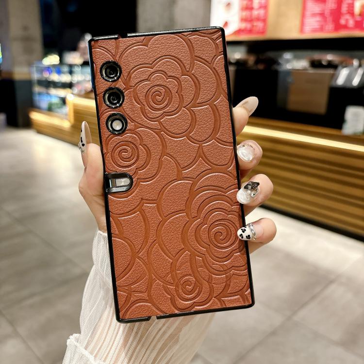 For Honor V Purse Impression Camellia Pattern Protective Phone Case