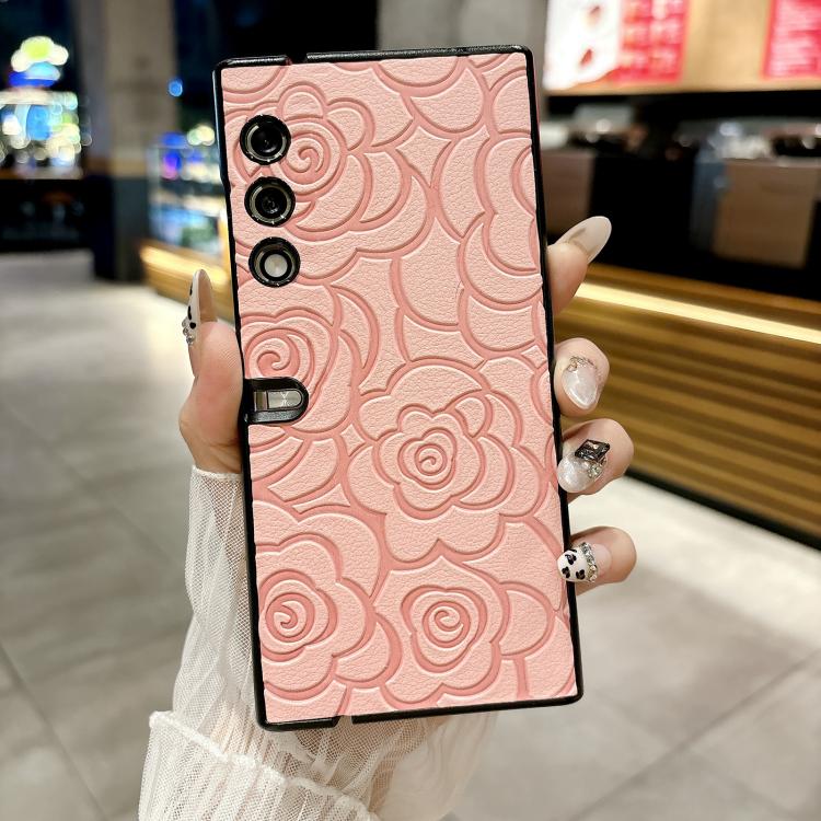For Honor V Purse Impression Camellia Pattern Protective Phone Case