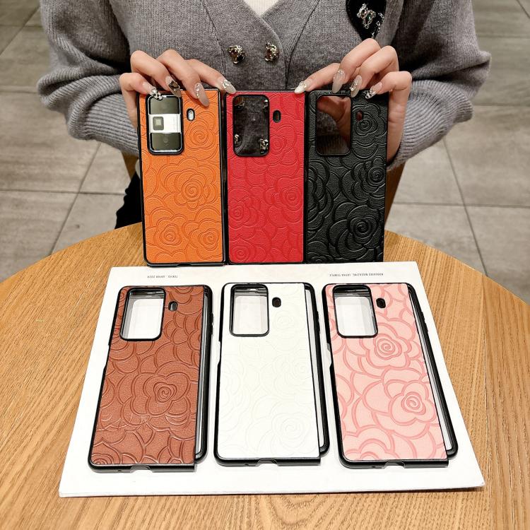 For Honor Magic V Impression Camellia Pattern Protective Phone Case