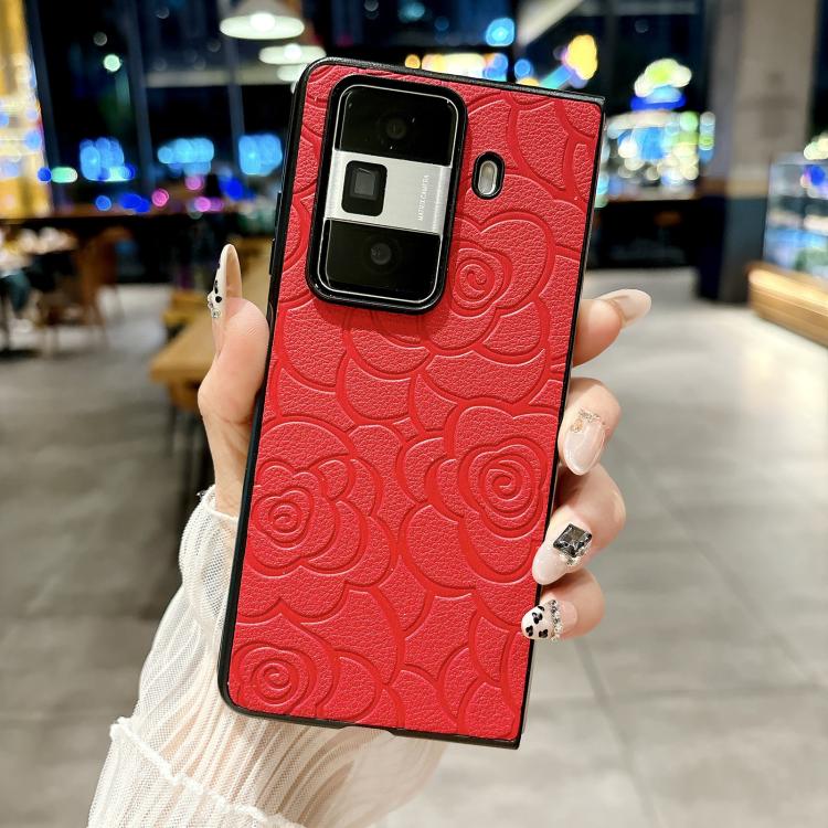For Honor Magic V3 Impression Camellia Pattern Protective Phone Case