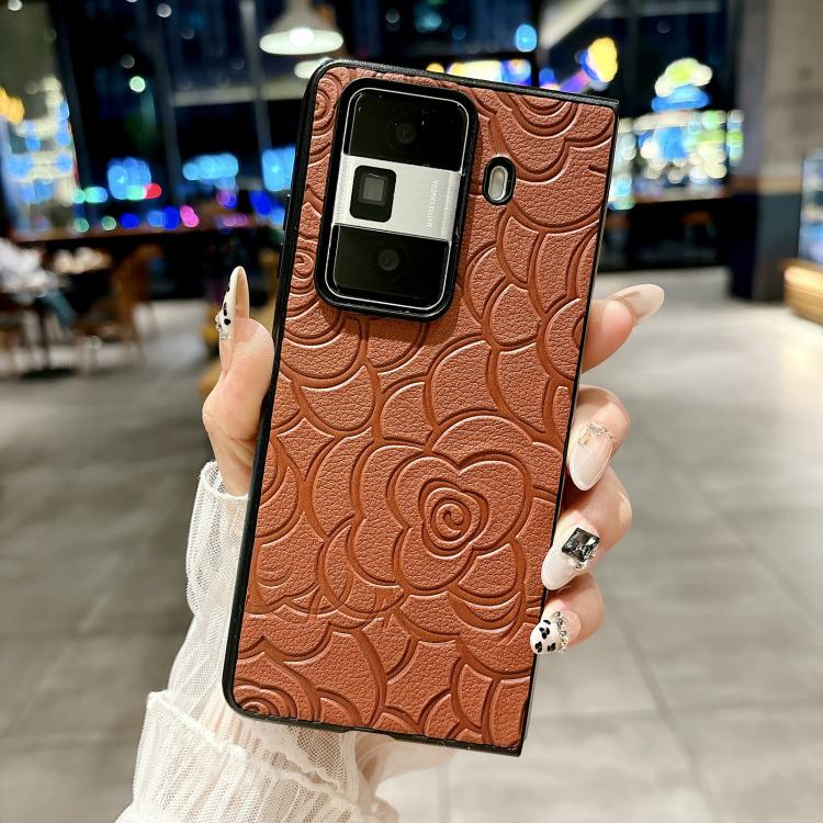 For Honor Magic Vs Impression Camellia Pattern Protective Phone Case