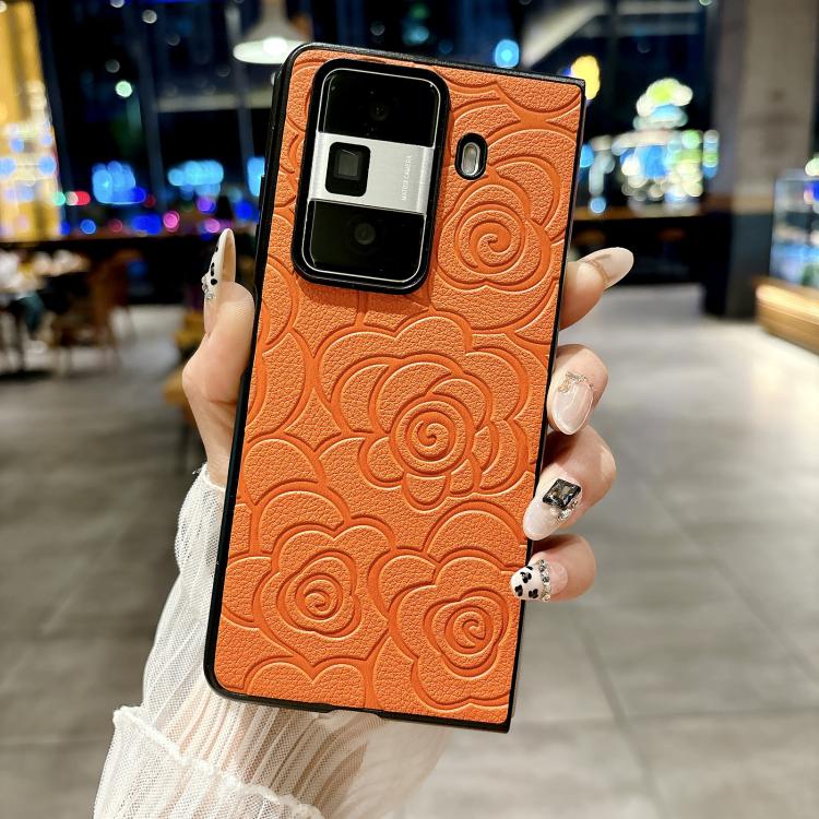 For Honor Magic Vs2 Impression Camellia Pattern Protective Phone Case