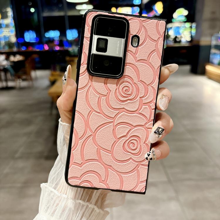For Honor Magic Vs2 Impression Camellia Pattern Protective Phone Case
