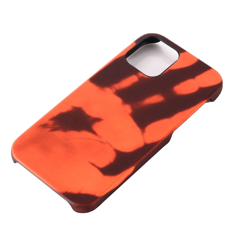 For iPhone 12 / 12 Pro Paste Skin + PC Thermal Sensor Discoloration Protective Back Cover Case