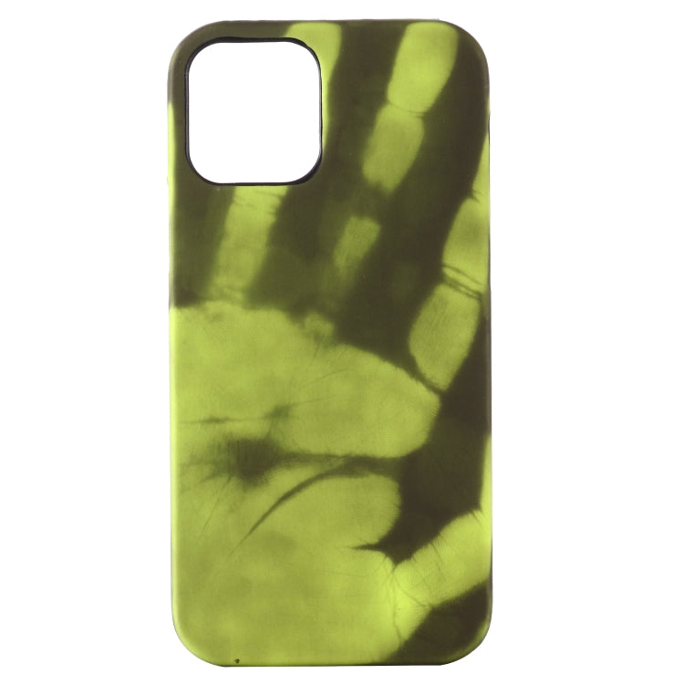 For iPhone 12 / 12 Pro Paste Skin + PC Thermal Sensor Discoloration Protective Back Cover Case