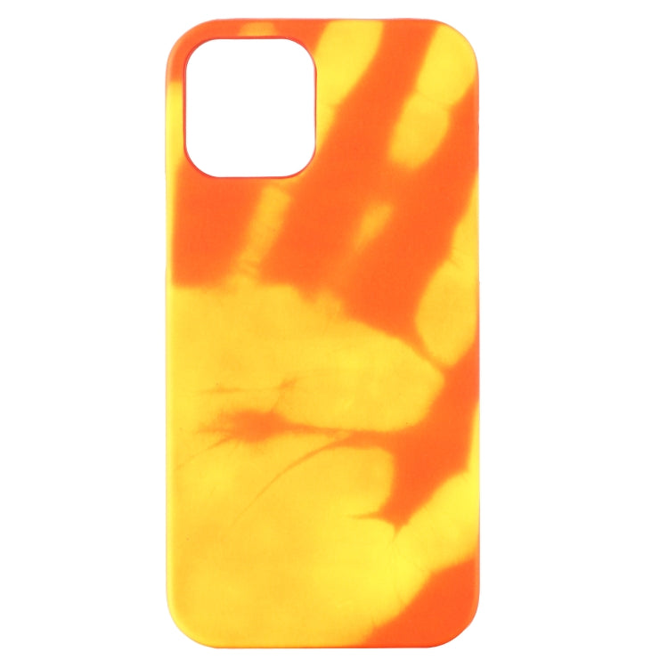 For iPhone 12 / 12 Pro Paste Skin + PC Thermal Sensor Discoloration Protective Back Cover Case
