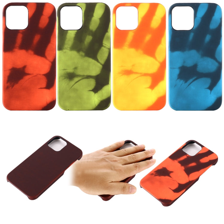 For iPhone 12 mini Paste Skin + PC Thermal Sensor Discoloration Protective Back Cover Case