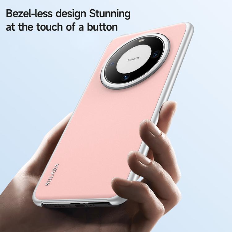 For Huawei Mate 60 Pro SULADA Skin Feel Liquid Leather Shockproof Phone Case