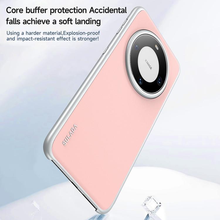 For Huawei Mate 60 Pro SULADA Skin Feel Liquid Leather Shockproof Phone Case
