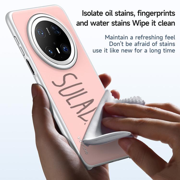 For Huawei Mate 70 Pro SULADA Skin Feel Liquid Leather Shockproof Phone Case