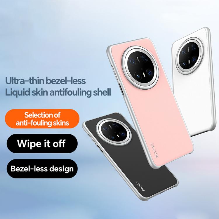 For Huawei Mate 70 Pro SULADA Skin Feel Liquid Leather Shockproof Phone Case