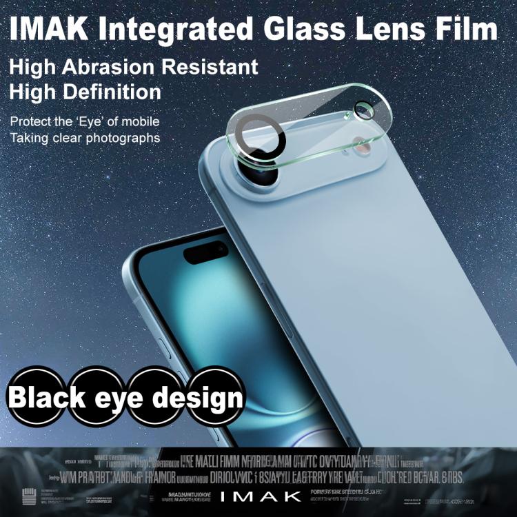 For iPhone Air IMAK High Definition Integrated Rear Camera Glass Lens Film, Black Eye Design