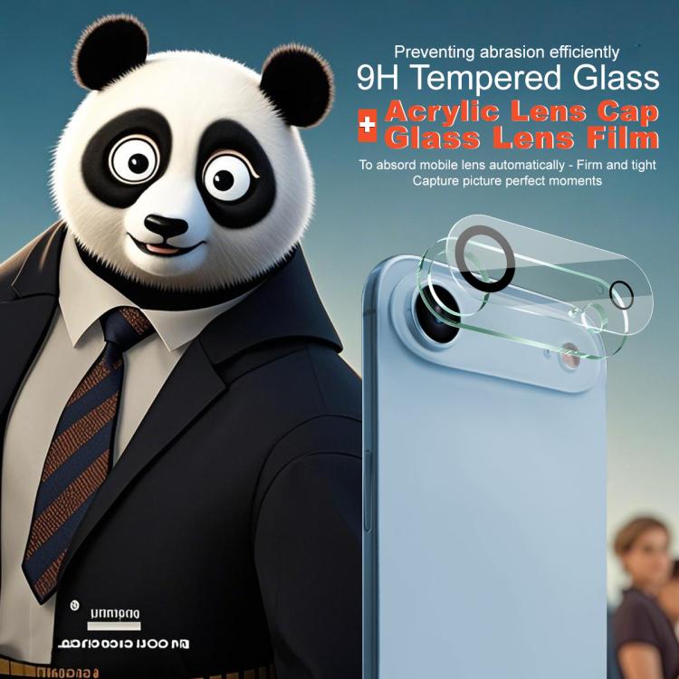 For iPhone Air IMAK High Definition Integrated Rear Camera Glass Lens Film, Black Eye Design