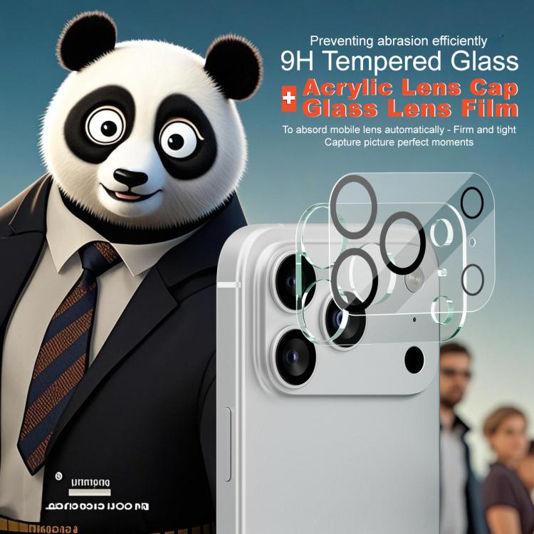 For iPhone 17 Pro IMAK High Definition Integrated Rear Camera Glass Lens Film, Black Eye Design