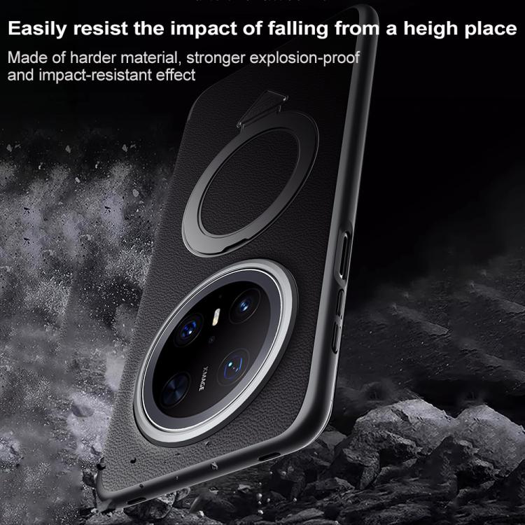 For Huawei Mate 70 SULADA Smart View Window MagSafe Magnetic Holder Leather Phone Case