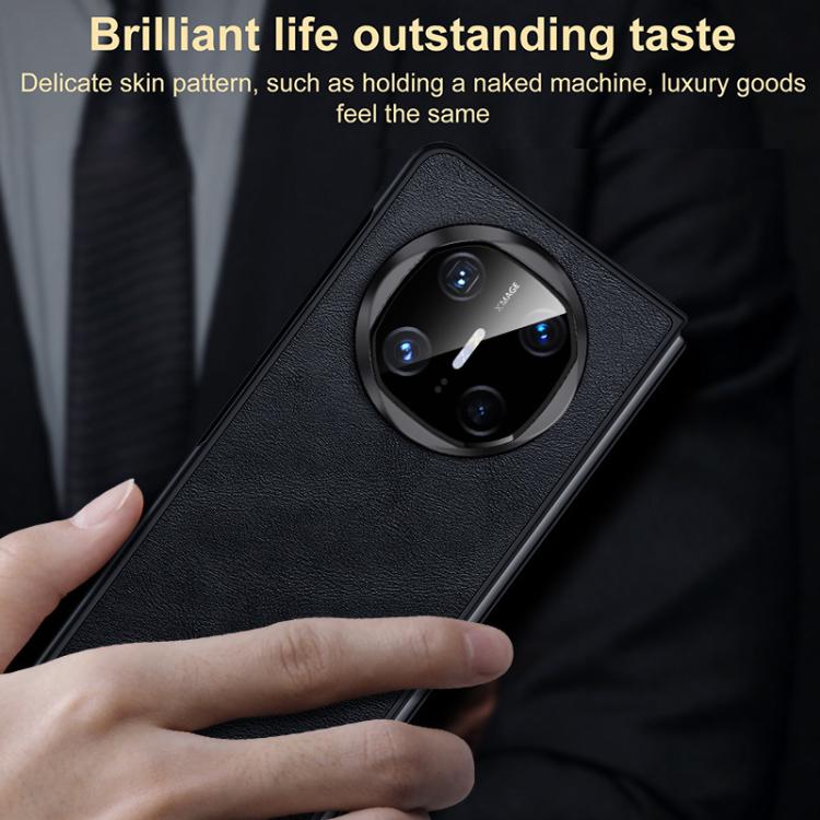 For Huawei Mate X6 SULADA Shockproof TPU Hybrid Handmade Leather Phone Case