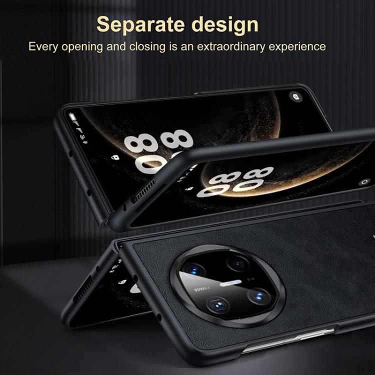 For Huawei Mate X6 SULADA Shockproof TPU Hybrid Handmade Leather Phone Case