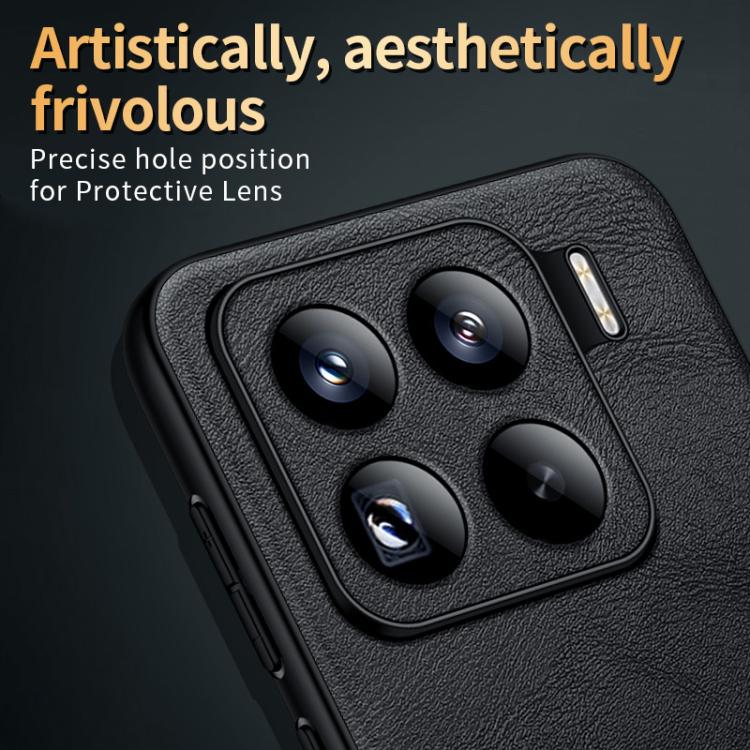For Xiaomi 15 SULADA Shockproof TPU Hybrid Handmade Leather Phone Case