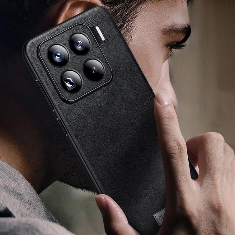 For Xiaomi 15 SULADA Shockproof TPU Hybrid Handmade Leather Phone Case