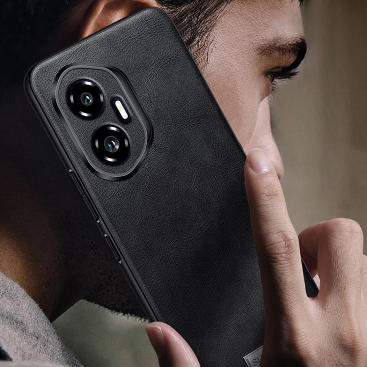 For Honor 300 Pro SULADA Shockproof TPU Hybrid Handmade Leather Phone Case