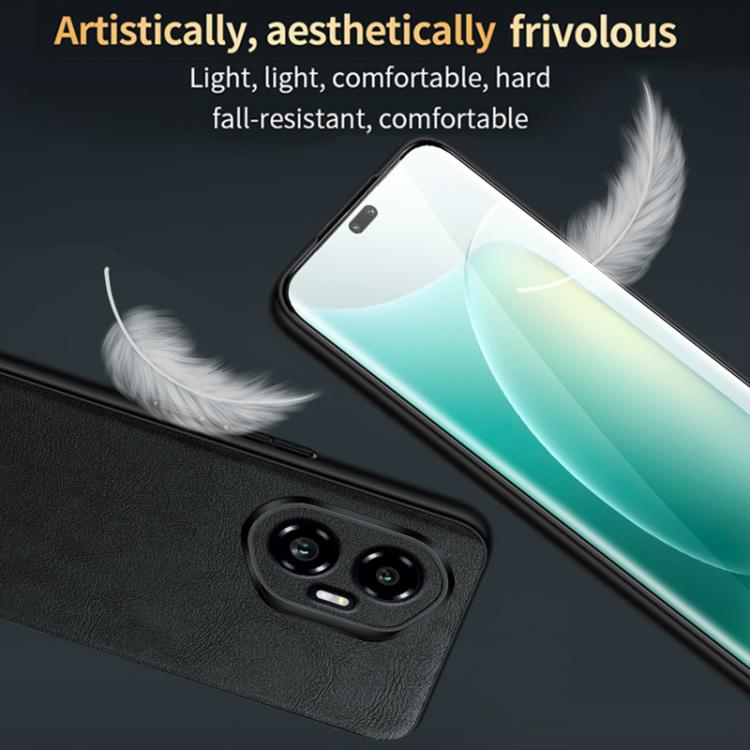 For Honor 300 SULADA Shockproof TPU Hybrid Handmade Leather Phone Case