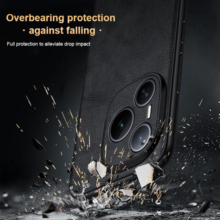 For Honor Power SULADA Shockproof TPU Hybrid Handmade Leather Phone Case