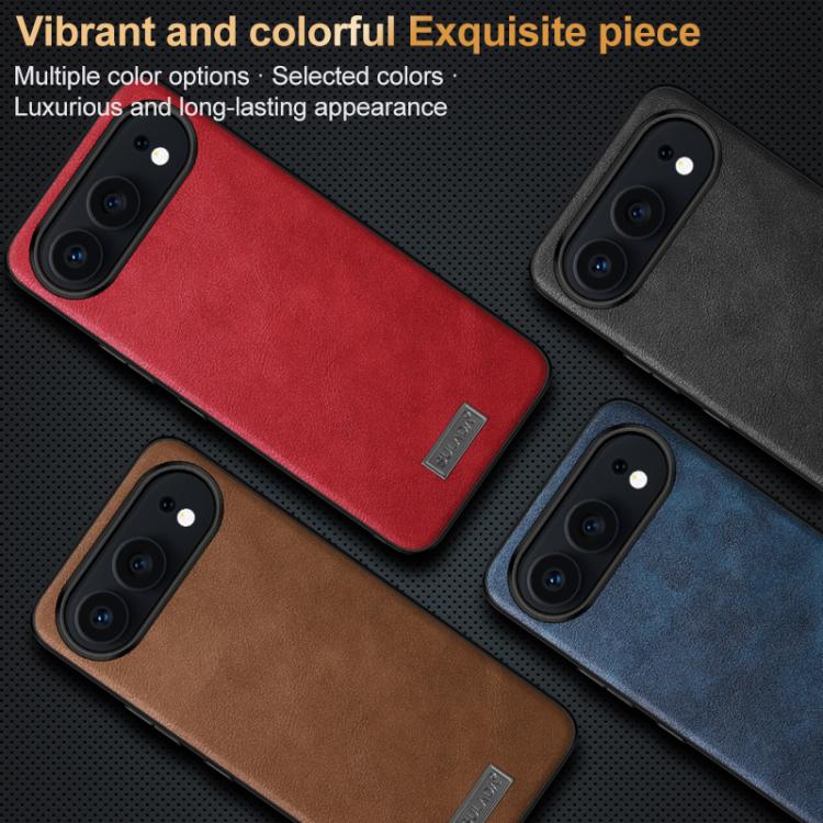 For Honor 500 Global / 500 Pro Global 155.8mm SULADA Shockproof TPU Hybrid Handmade Leather Phone Case