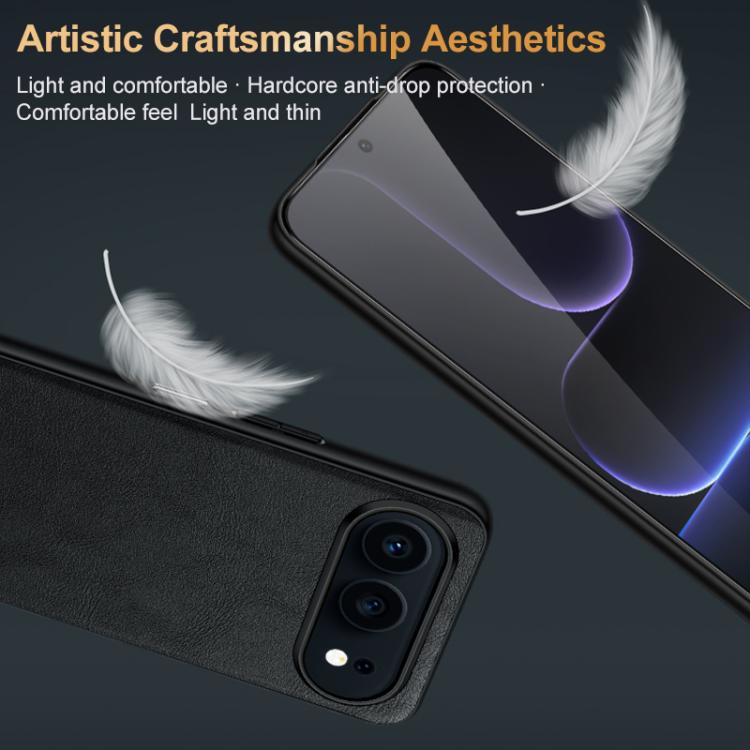 For Honor 500 Global / 500 Pro Global 155.8mm SULADA Shockproof TPU Hybrid Handmade Leather Phone Case