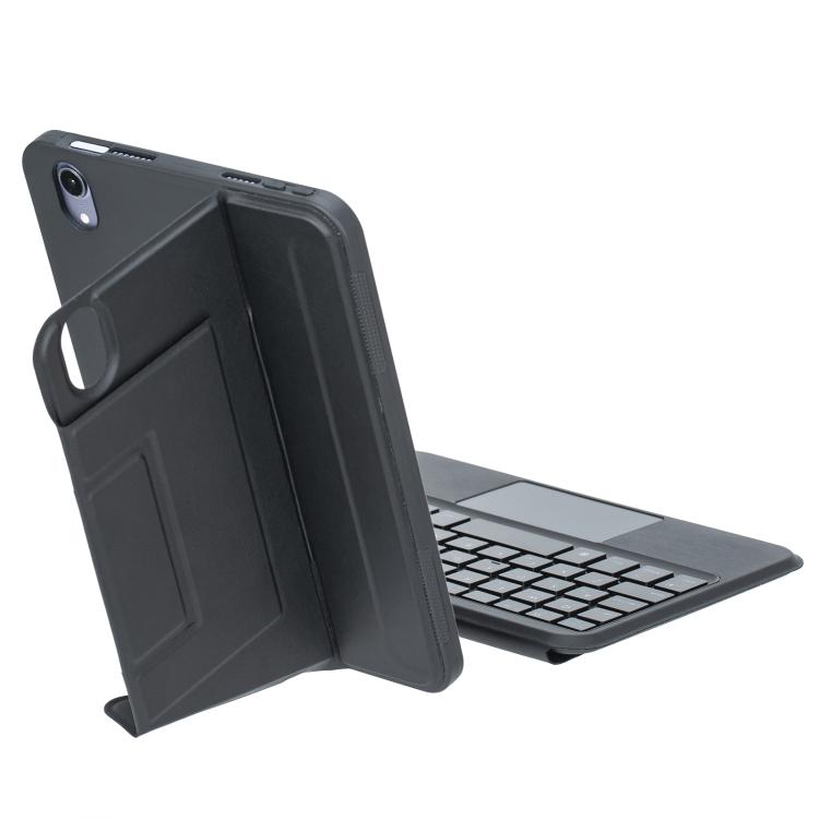 For iPad mini 2024 / mini 6 Holder Floating Detachable Backlight Keyboard Tablet Leather Case with Touchpad