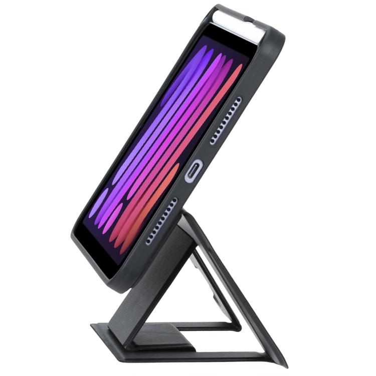 For iPad mini 2024 / mini 6 Holder Floating Detachable Backlight Keyboard Tablet Leather Case with Touchpad