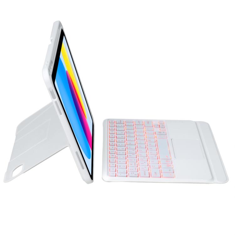 For iPad 2025 / 2022 Holder Floating Detachable Backlight Keyboard Tablet Leather Case with Touchpad