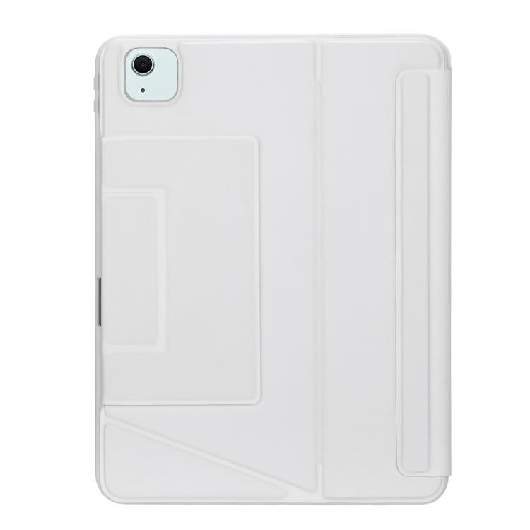 For iPad Air 11 2025 / 2024 / Air 5 / Air 4 Holder Floating Detachable Backlight Keyboard Tablet Leather Case with Touchpad