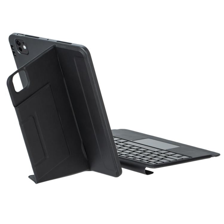For iPad Pro 11 2024 Holder Floating Detachable Backlight Keyboard Tablet Leather Case with Touchpad