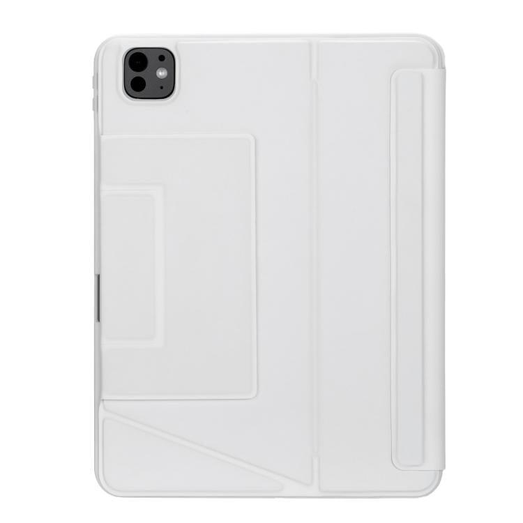 For iPad Pro 11 2024 Holder Floating Detachable Backlight Keyboard Tablet Leather Case with Touchpad