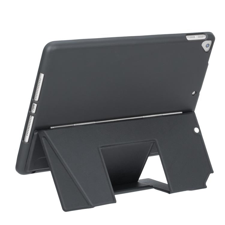 For iPad 10.2 / Air 3 10.5 / Pro 10.5 Holder Floating Detachable Backlight Keyboard Tablet Leather Case with Touchpad