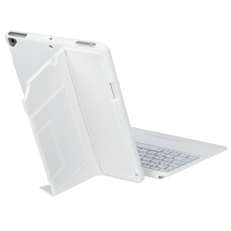 For iPad 10.2 / Air 3 10.5 / Pro 10.5 Holder Floating Detachable Backlight Keyboard Tablet Leather Case with Touchpad