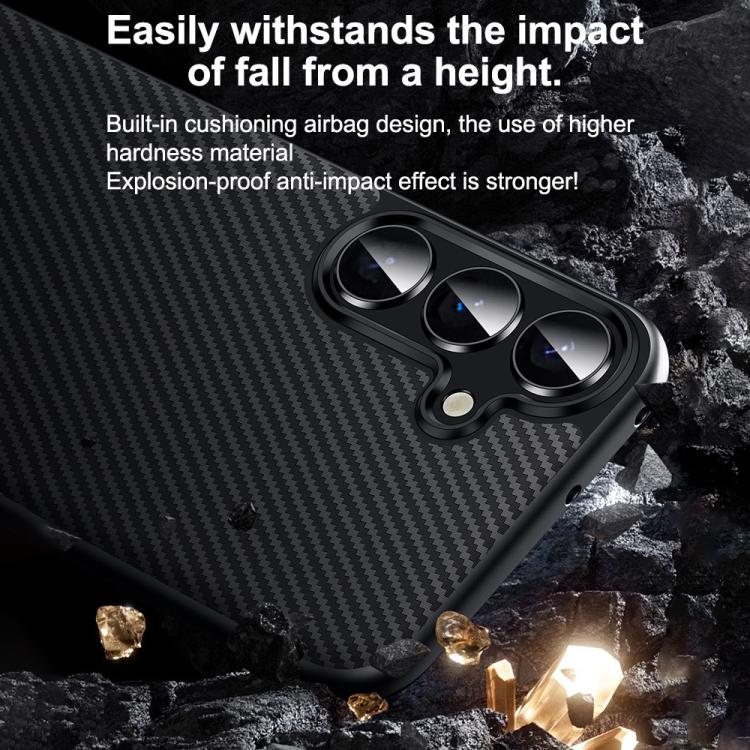 For Samsung Galaxy S25 5G SULADA 600D Kevlar Texture PC Shockproof Phone Case