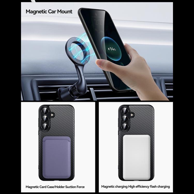 For Samsung Galaxy S25 5G SULADA 600D Kevlar Texture PC Shockproof Phone Case