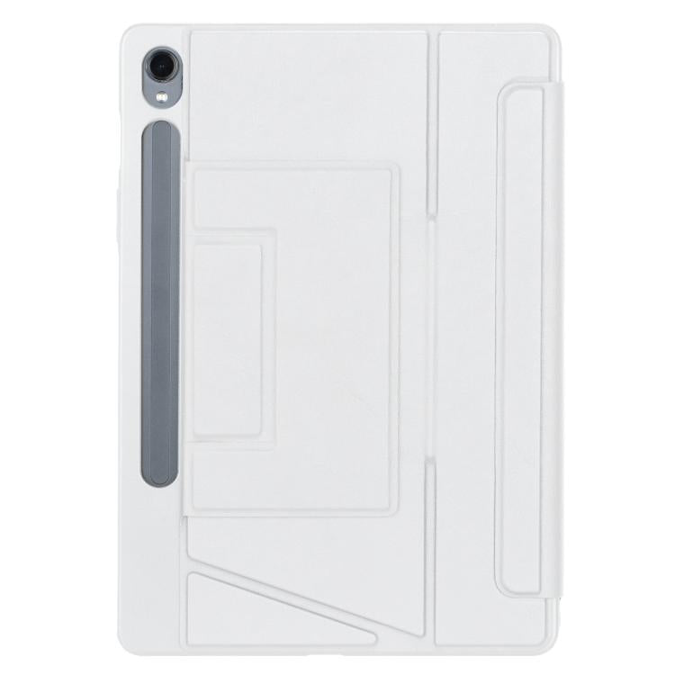For Samsung Galaxy Tab S10 Lite/S10 FE/S9 FE Holder Floating Detachable Backlight Keyboard Tablet Leather Case with Touchpad
