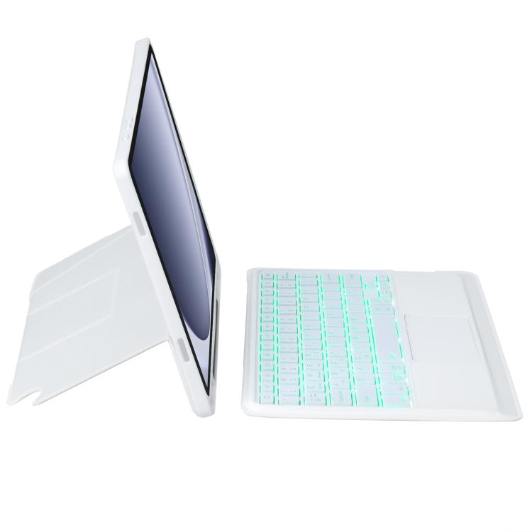 For Samsung Galaxy Tab A9+ Holder Floating Detachable Backlight Keyboard Tablet Leather Case with Touchpad