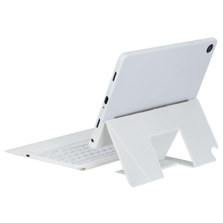 For Samsung Galaxy Tab A9+ Holder Floating Detachable Backlight Keyboard Tablet Leather Case with Touchpad