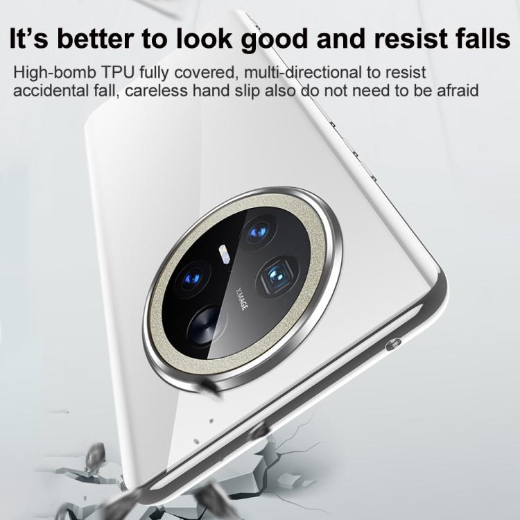 For Huawei Mate 70 SULADA Elastic Silicone Edge Frame Hybrid TPU All-inclusive Phone Case