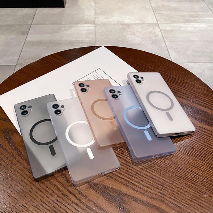 For Nothing Phone 1 Fine Hole Ice Fog MagSafe PC Phone Case