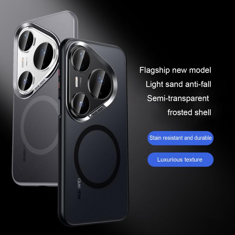 For Huawei Pura 80 5G SULADA Light Sand MagSafe Magnetic PC Hybrid TPU Phone Case