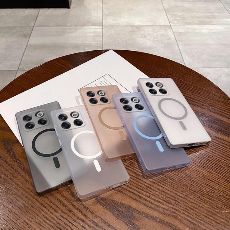 For OnePlus Ace Pro Fine Hole Ice Fog MagSafe PC Phone Case