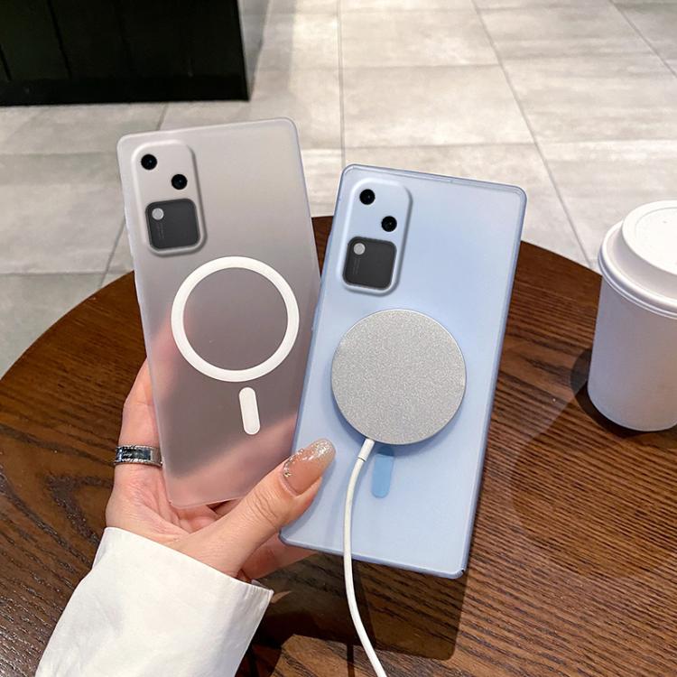 For vivo S18 Fine Hole Ice Fog MagSafe PC Phone Case