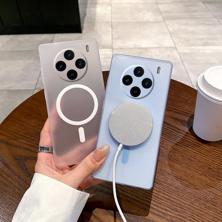 For vivo X100 Fine Hole Ice Fog MagSafe PC Phone Case