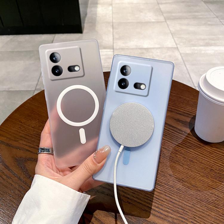 For vivo iQOO Neo8 Fine Hole Ice Fog MagSafe PC Phone Case