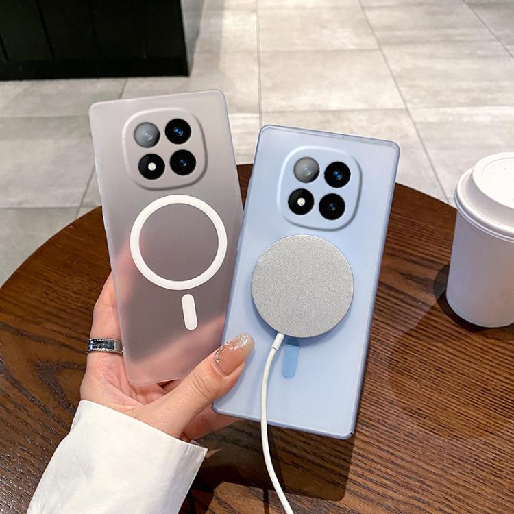 For Redmi Note 14 Pro+ 5G Fine Hole Ice Fog MagSafe PC Phone Case