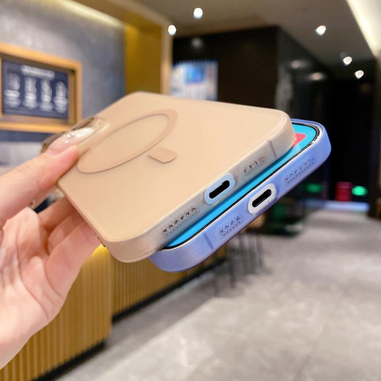 For iPhone 12 Pro Fine Hole Ice Fog MagSafe PC Phone Case